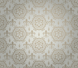 Silver background wallpaper, texture, vector image