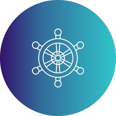 Ship Helm icon for your project