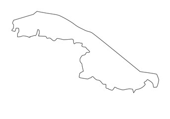 Northern Border region map in Saudi Arabia