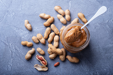 A jar of peanut butter