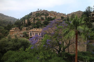 Fototapeta na wymiar View to Valldemossa, West Coast, Mallorca, Spain