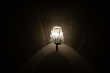 Lamp on the wall