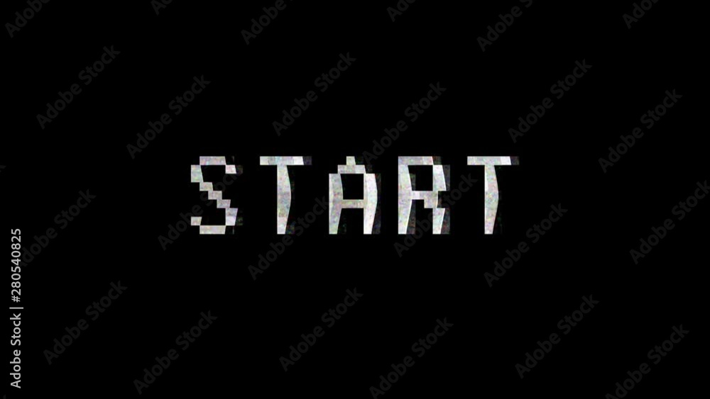 Poster notification accompanied by strobing and flickering on dark computer screen. volume sign that says s