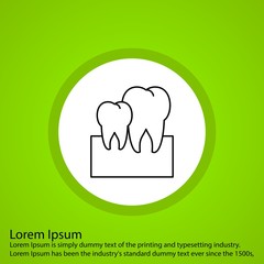 Tooth icon for your project