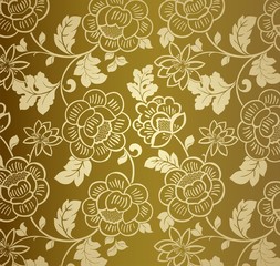 wedding card design, paisley floral pattern , India	