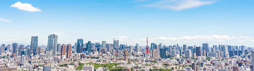 Fotobehang Tokio panorama © taka