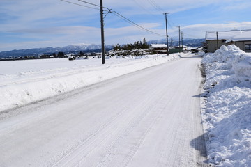 北国の道路