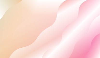 Modern Waves. Futuristic Technology Style Background. Design For Your Header Page, Ad, Poster, Banner. Vector Illustration with Color Gradient.