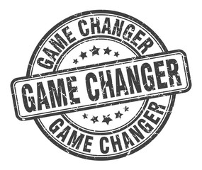 game changer stamp. game changer round grunge sign. game changer