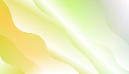 Obraz premium Modern Wavy Background. For Template Cell Phone Backgrounds. Vector Illustration with Color Gradient.