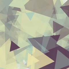 Abstract Generative Art color distributed triangles polygons background illustration