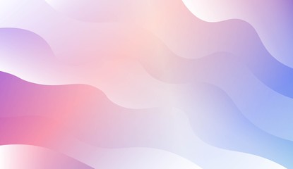 Fototapeta premium Wavy Background. For Design Flyer, Banner, Landing Page. Vector Illustration with Color Gradient.
