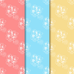 seamless pattern with flower