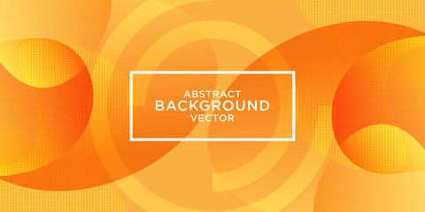 Dynamic textured background design in 3D style with orange color. EPS10 Vector background.