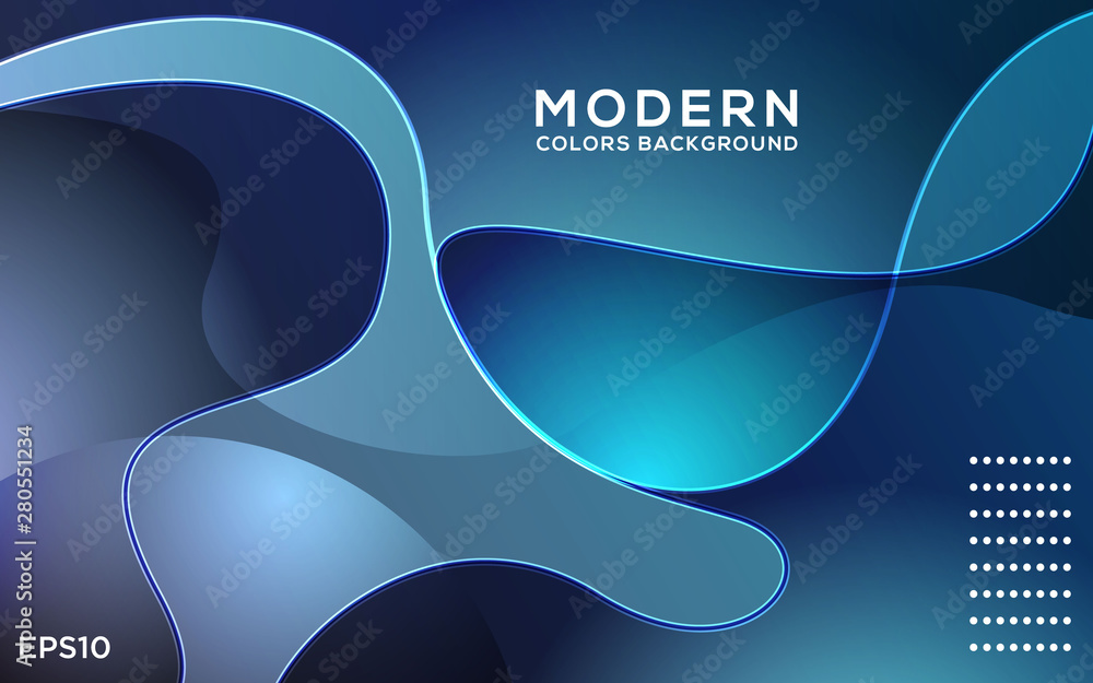 Poster trendy abstract liquid fluid background for your landing page design. minimal background for website
