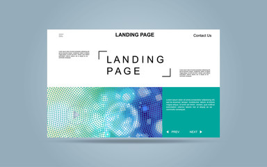 Website template for websites, or apps. minimal modern. Eps 10