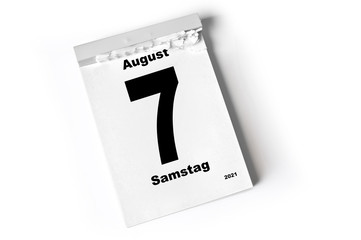 7. August 2021
