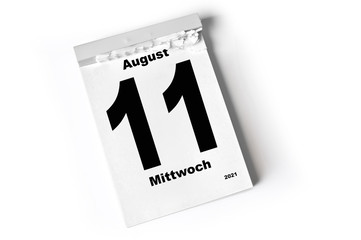 11. August 2021