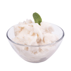 jam cream isolated dessert plate