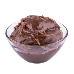 jam cream isolated dessert plate