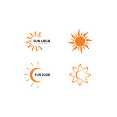 sun Logo Icon Vector illustration design 