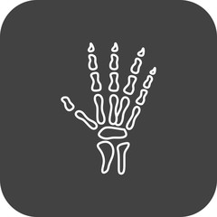 Hand x-ray icon for your project