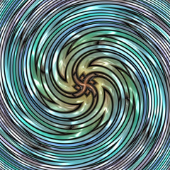 3d effect - abstract metallic vortex graphic