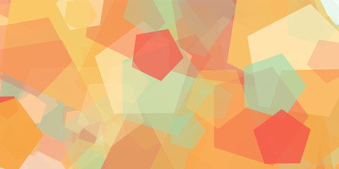 Abstract Generative Art color distributed polygons background illustration