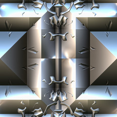 abstract silver metallic background pattern