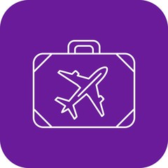 Airplane Briefcase icon for your project