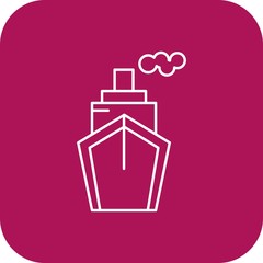 Steamship icon for your project