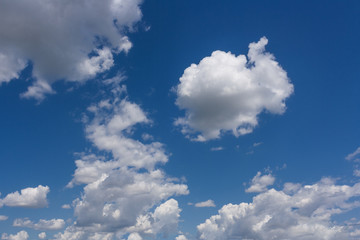 Sky landscape with Cumulus clouds