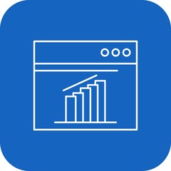 Obraz premium Marketing Page icon for your project