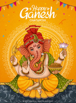 Happy Ganesh Chaturthi poster