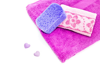New towels are not white background