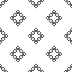 Ethnic boho seamless pattern. Lace. Embroidery on fabric. Patchwork texture. Weaving. Traditional ornament. Tribal pattern. Folk motif. Can be used for wallpaper, textile, wrapping, web. 
