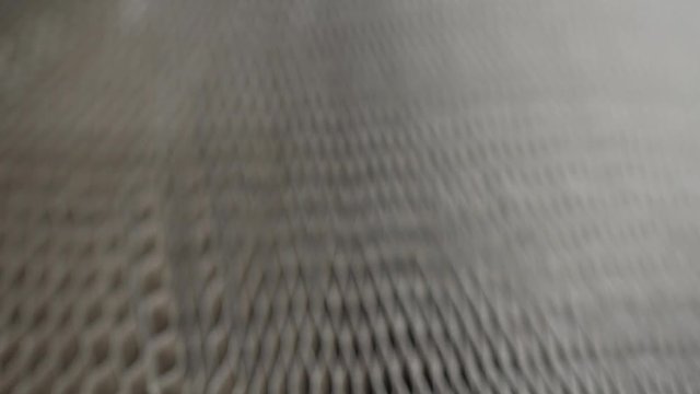 Honeycomb paper. Lowering costs of production. Hexagon pattern insert of modern furniture. Strong and light insert for doors.