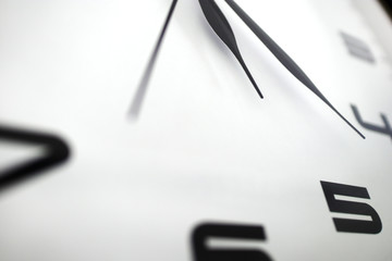 watch face with numbers close-up