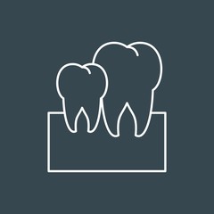 Tooth icon for your project