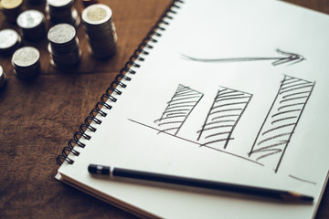 Business Money growth Working on Project About Business Growth 