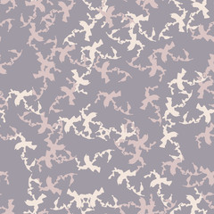 Urban UFO camouflage of various shades of pink, violet and beige colors