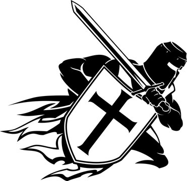 Crusader Christian Warrior Charge