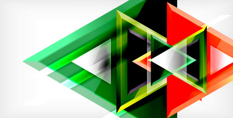 Triangle abstract background