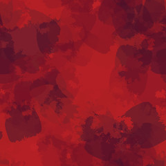 Seamless abstract vector watercolor background red.