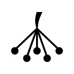 thanksgiving related set berries in solid or glyph icon design.