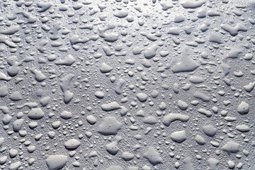 texture of water droplets on white background