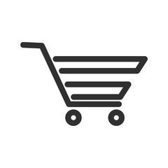 Shopping Cart icon template color editable. Shopping Cart symbol vector sign isolated on white background. Simple logo vector illustration for graphic and web design.