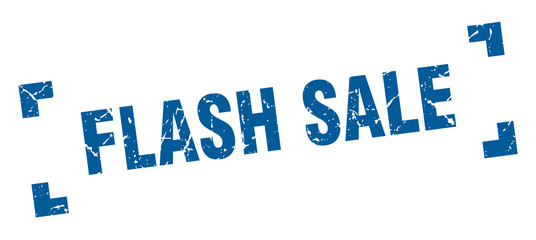 flash sale stamp. flash sale square grunge sign. flash sale