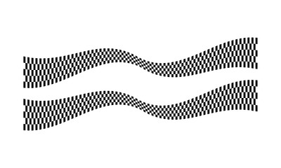 Racing flag Design Template. Race flag Design Vector. Speed Flag Simple Design Illustration Vector.