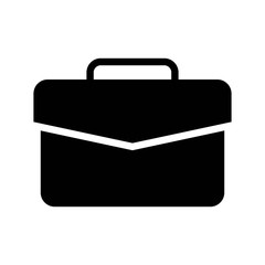 Handbag vector illustration, Baggage solid style icon